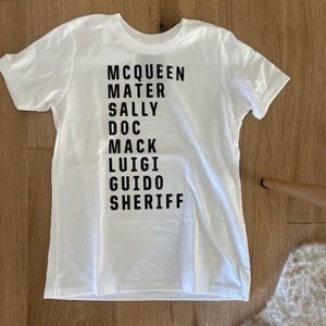 Disney shirt for kids- never worn- brand new- CARS theme